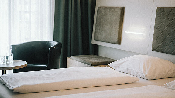Das Zimmer im Hotel